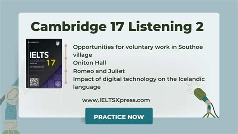 Cambridge IELTS 17 Listening Test 2 with Answers .